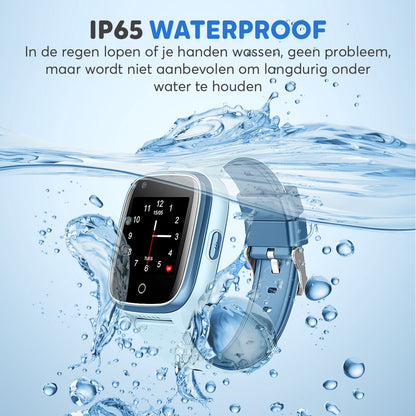 4G GPS Horloge Kind - Smartwatch Voor Kinderen - Blauw