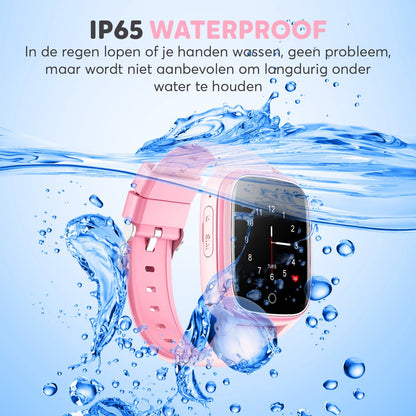 4G GPS Horloge Kind - Smartwatch Voor Kinderen - Roze