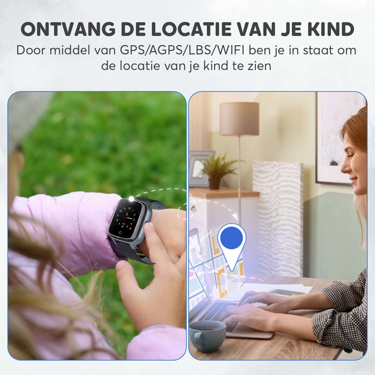 4G GPS Horloge Kind - Inclusief Simkaart - Smartwatch Voor Kinderen