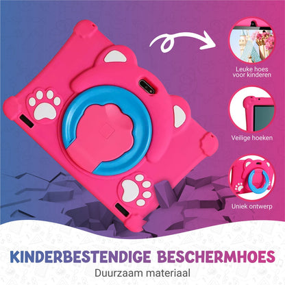 Tablet Voor Kinderen - 10.1 Inch - Kindertablet - Roze