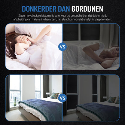 Verduisteringsdoek - 60 cm x 200 cm - Zwart