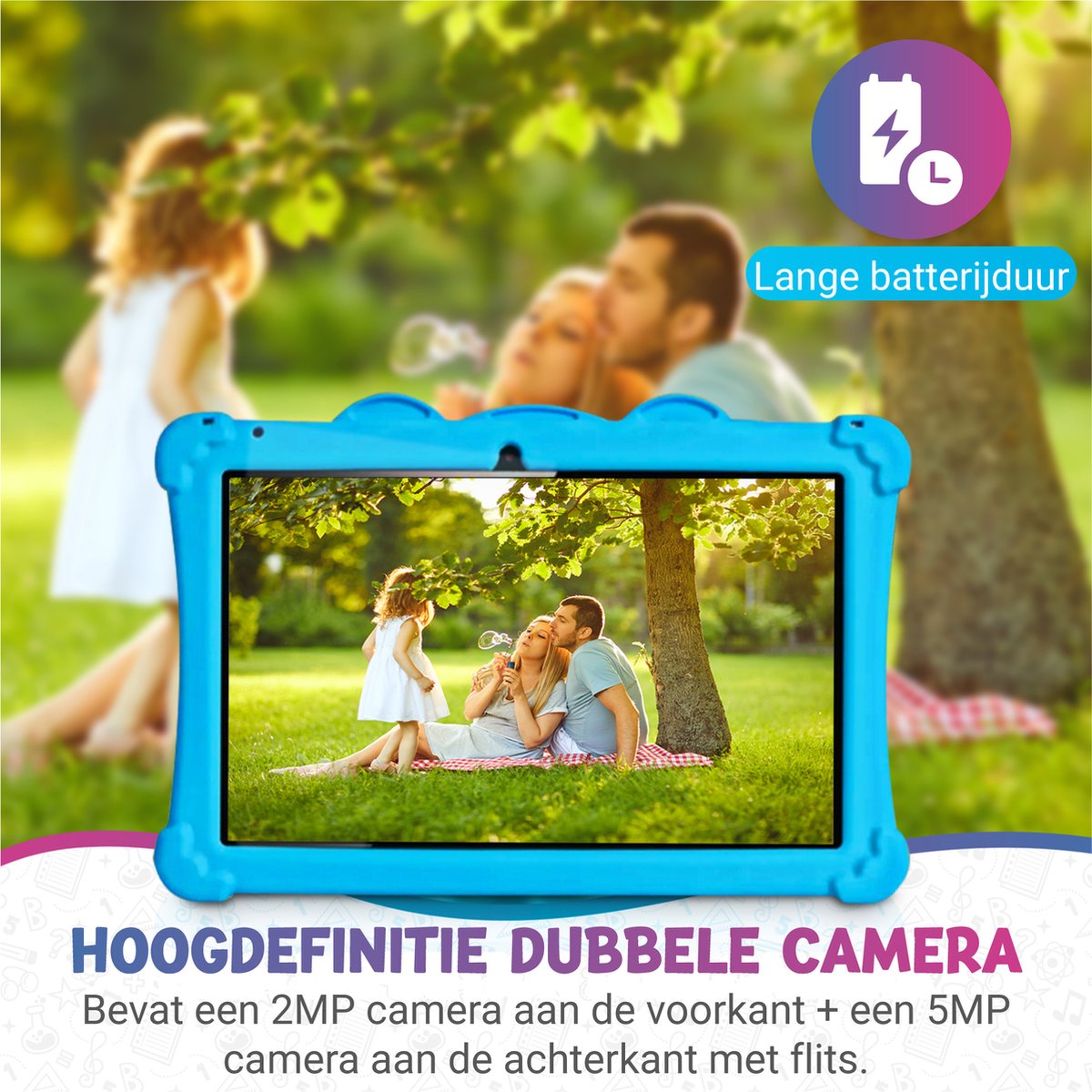 Tablet Voor Kinderen - 10.1 Inch - Kindertablet - Blauw