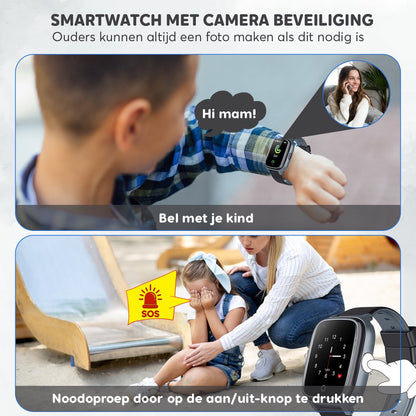 4G GPS Horloge Kind - Inclusief Simkaart - Smartwatch Voor Kinderen