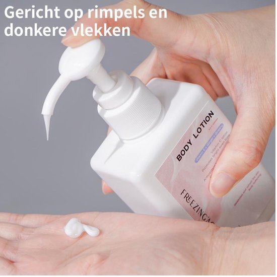 Body Lotion op huid