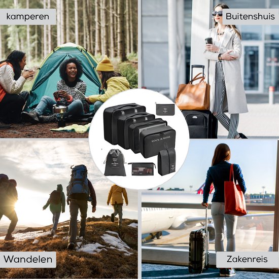 Packing Cubes voor kamperen of vakantie 