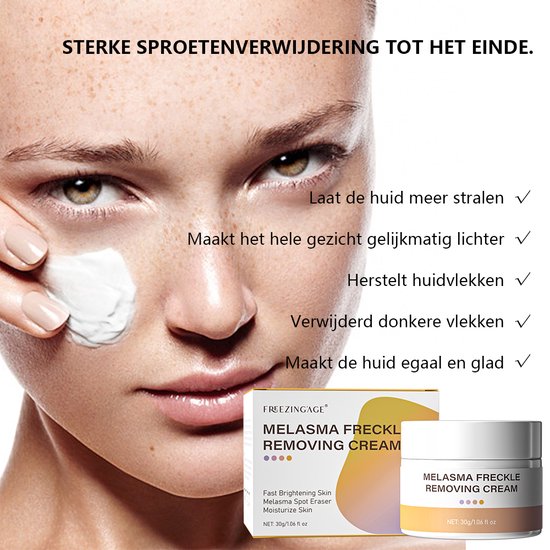 Anti-Pigment crème voordelen 