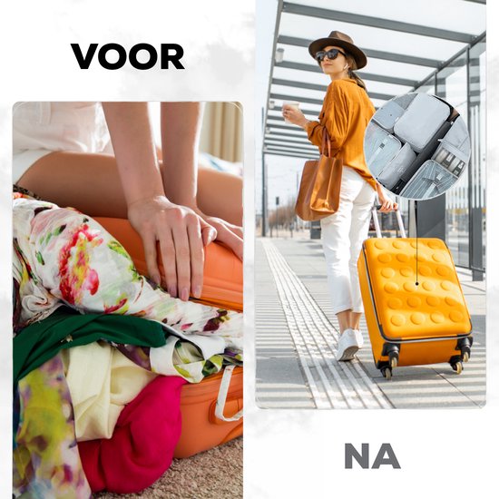Packing Cubes Compression before/ after