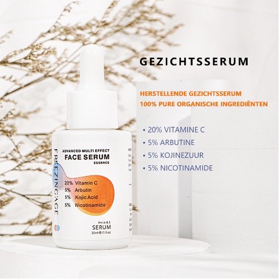 Freezing'Age Gezichtsserum Vitamine C - Anti-Aging Huidverzorging – 30 ml