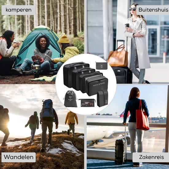 Packing Cubes impressie op reis 