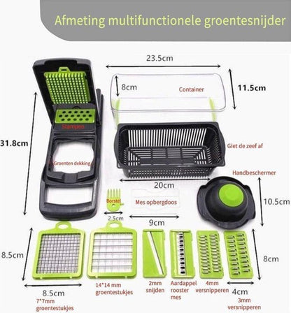 Mandoline afmetingen 
