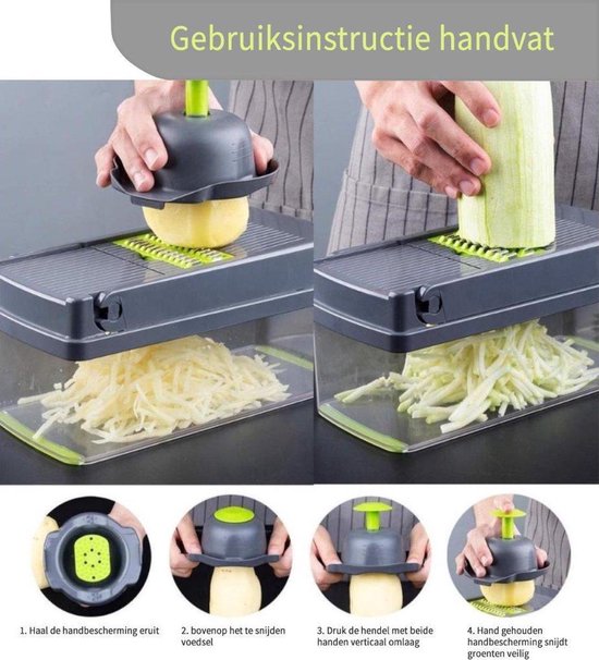 Mandoline gebruik instructie 